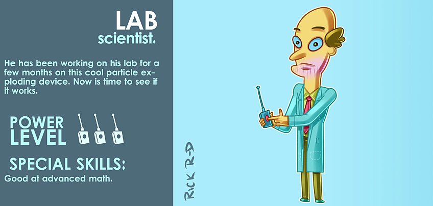 267_Cartoon_Science_Guy_who_is_working_on_his_Invention_on_his_Laboratory