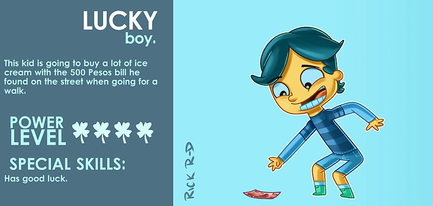 291_Cartoon_Lucky_Boy_who_found_a_lot_of_money_on_the_Street_By_RickR-D