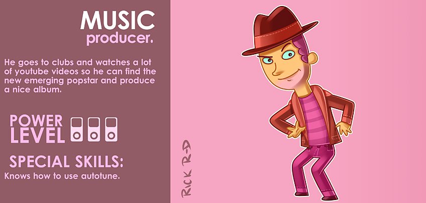 296_Cartoon_Pop_Music_Producer_in_the_search_of_new_Talented_Artist_by_Rick_Ruiz-Dana