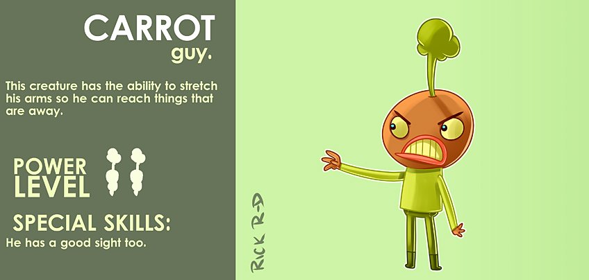 304_Cartoon_Carrot_Like_Creature_Guy_who_can_Stretch_his_Arms_By_Rick_Ruiz-Dana