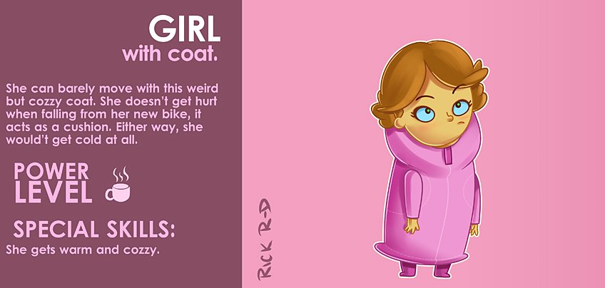 306_Cartoon_Girl_with_Cozzy_Coat_to_keep_her_Warm_by_Rick_Ruiz_Dana