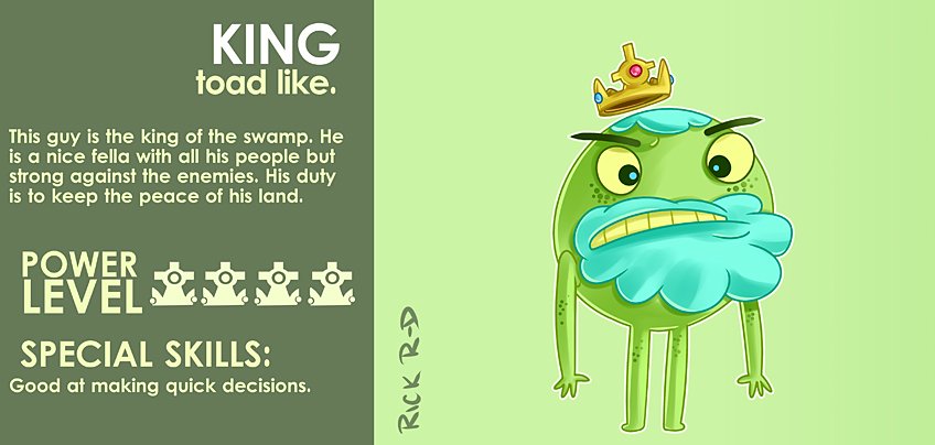 307_Cartoon_Toad_Like_King_of_the_Swamp_who_watches_over_his_Vassals_by_Rick_Ruiz-Dana