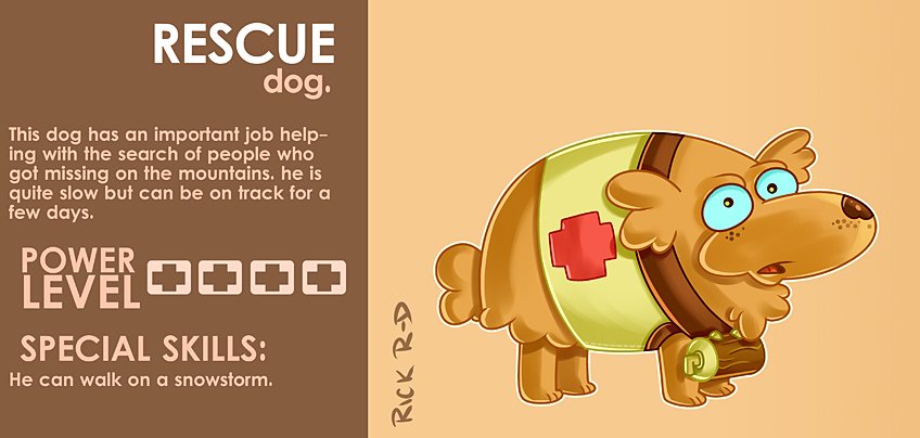 319_Cartoon_Search_and_Rescue_Dog_who_aids_Missing_People_on_the_Mountains_by_Rick_Ruiz-Dana