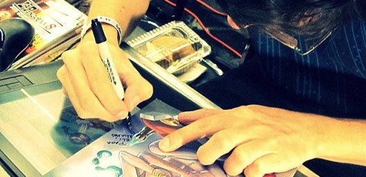 Rick “R-D“ Ruiz-Dana en la convencion Tour ConComics de Guadalajara 2012