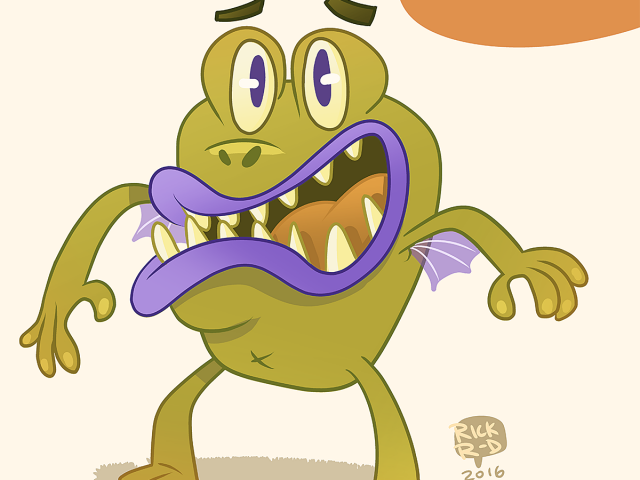 Monster Monday: Monstruo-sapo volador