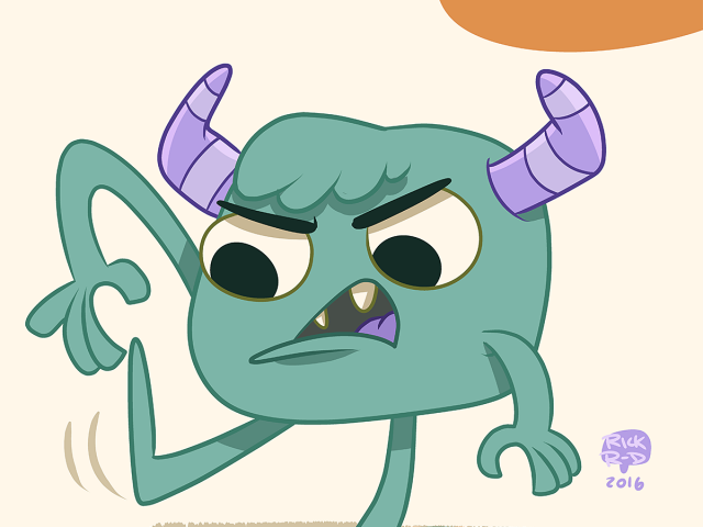 Monster Monday: Diablillo enojado