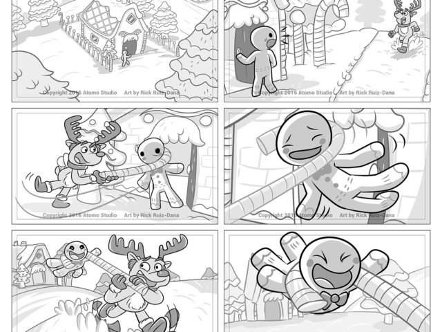 S-Mart Navidad 2016-Anuncio animacion 3D spot arte storyboard-Correle correle cartoon-Atomo-Studio-Rick-Ruiz-Dana