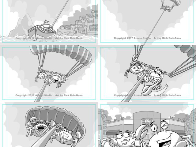S-Mart Spot Cuaresma 2017 3D animacion Atomo Studio Storyboard por Rick Ruiz-Dana